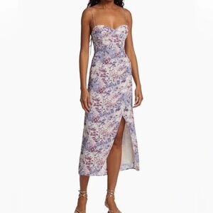 Reformation Kourtney Dress Morning Dew Floral 6